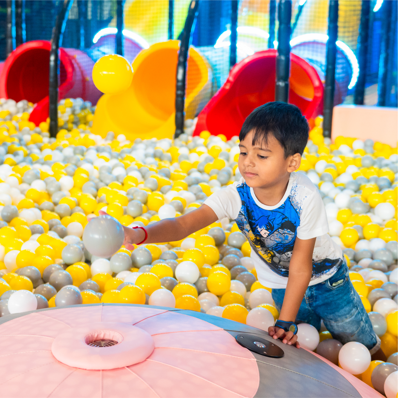 Children playing at Funtopia, Tribeca Mall
